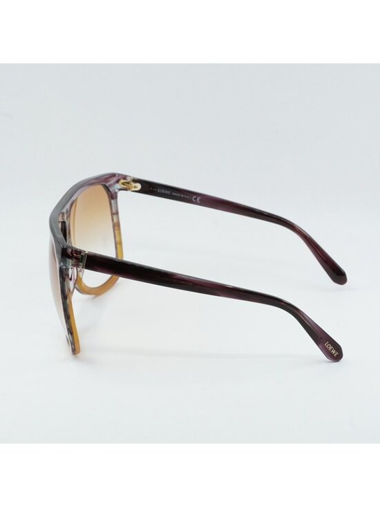 Loewe LW40001I 83V Filipa Sunglasses Purple to Orange Gradient Square Frame